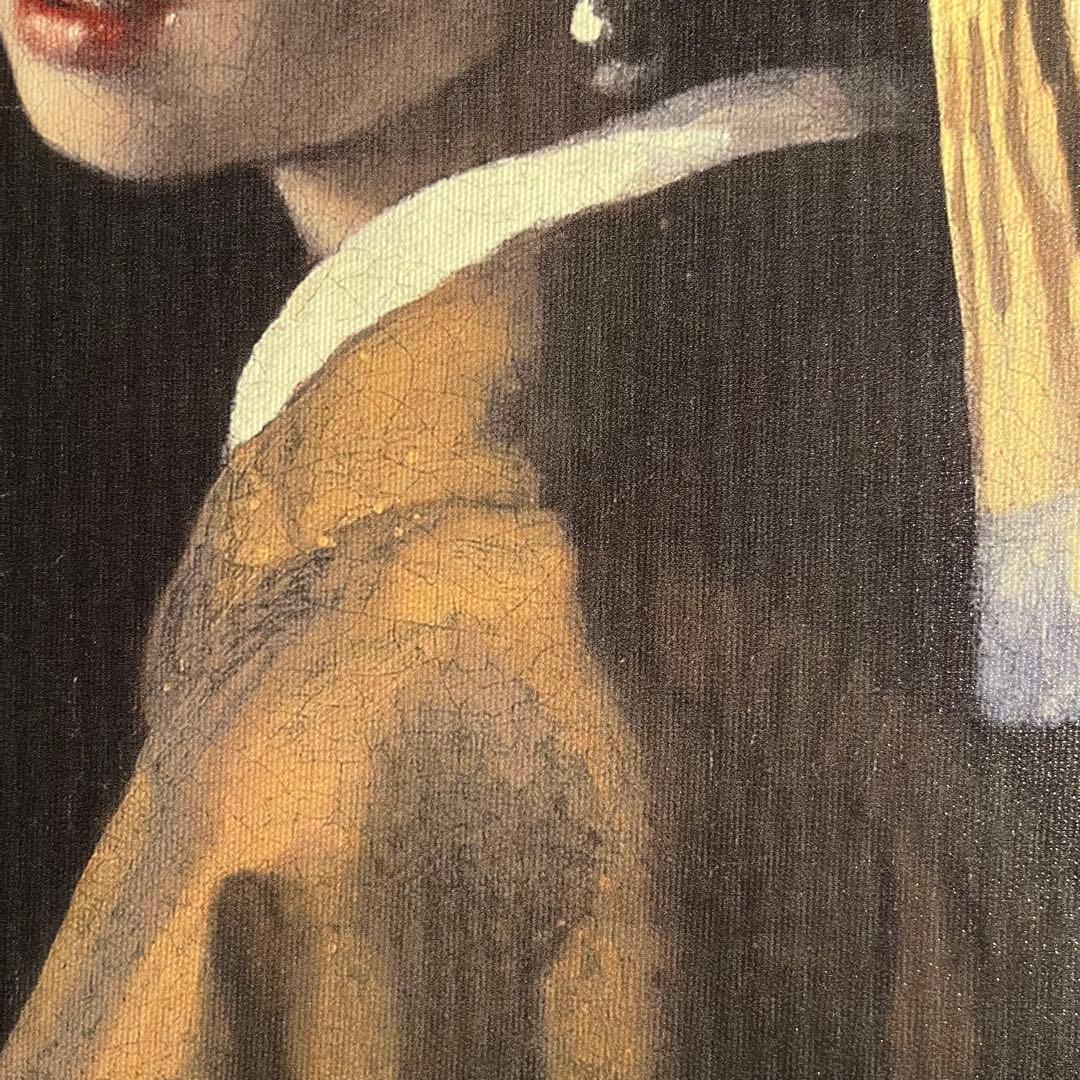 プリントアート フェルメール 真珠の耳飾りの少女 絵画 額付き インテリア