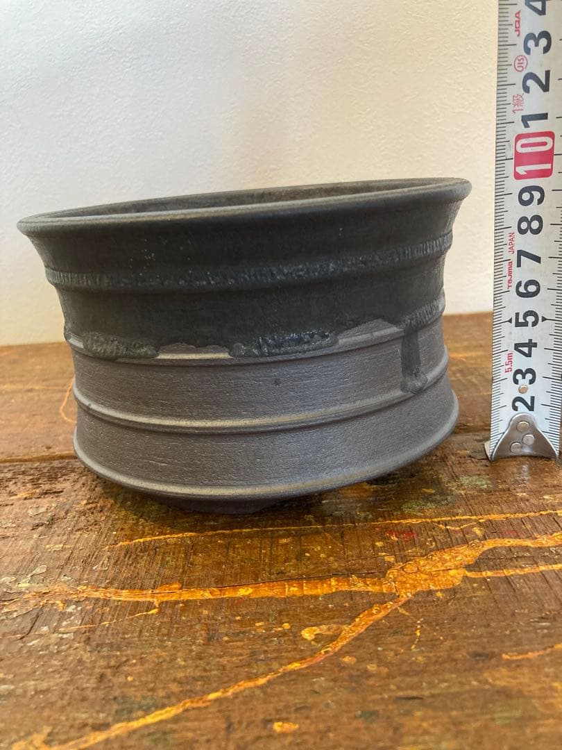 磯部祐介　植木鉢　作家鉢　陶器鉢　笠間焼