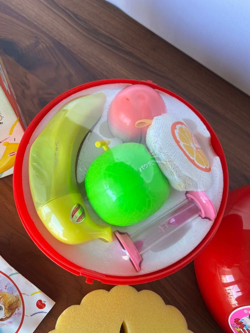 激レア　りんごちゃんおふろセット 昭和50年代 新品未使用