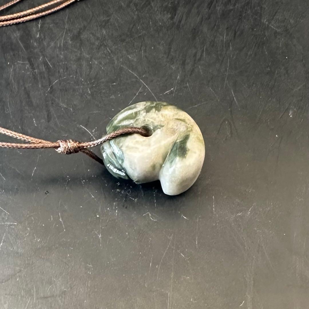 2026.3.9緊急制作　魂守勾玉　新潟産青玉