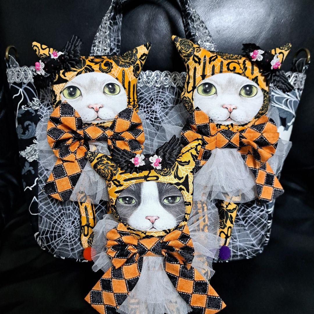 み*中様 コヤンイサムチョン♥️ハロウィンねこちゃん達のトートバッグ