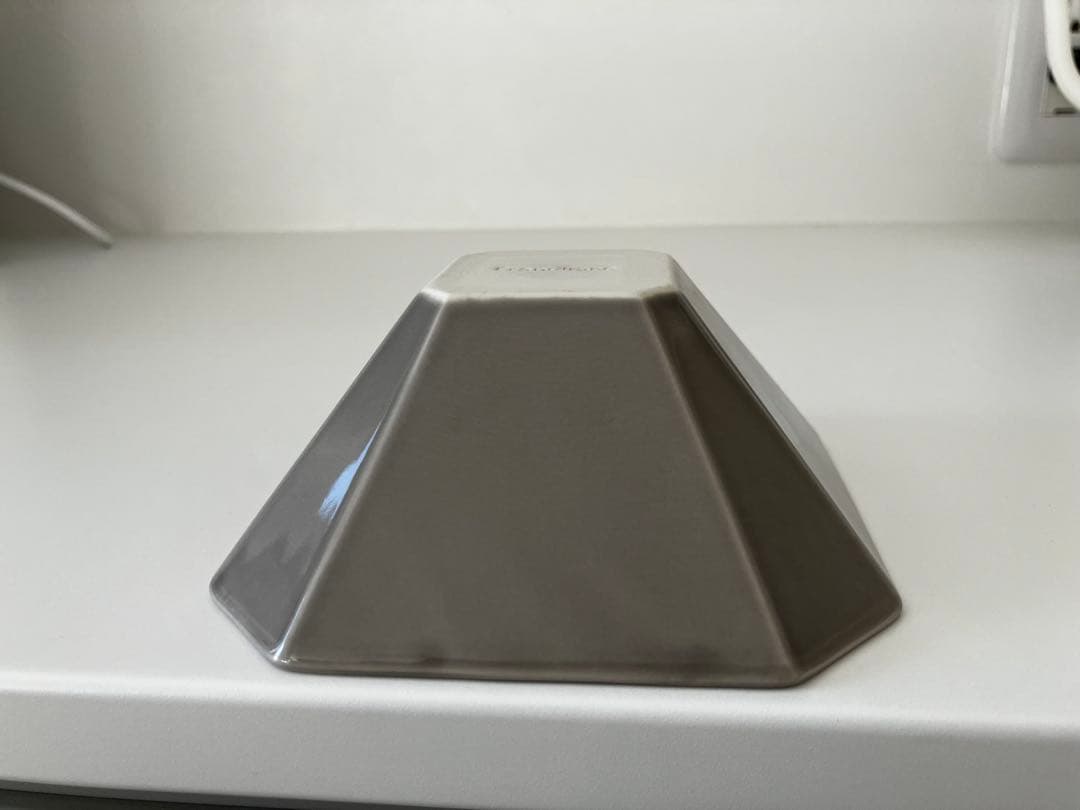 Francfranc フランフラン　グレー 八角形 陶器ボウル　小鉢　食洗機◯