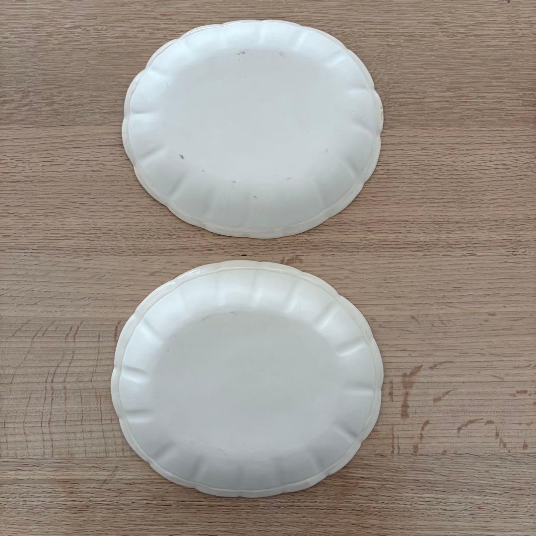 角田淳さん　オーバル花皿　中・小・ミニ　各2枚セット