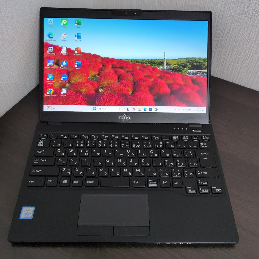 【第８世代Corei7】富士通／UH90D2／メモリ8GB／SSD512GB