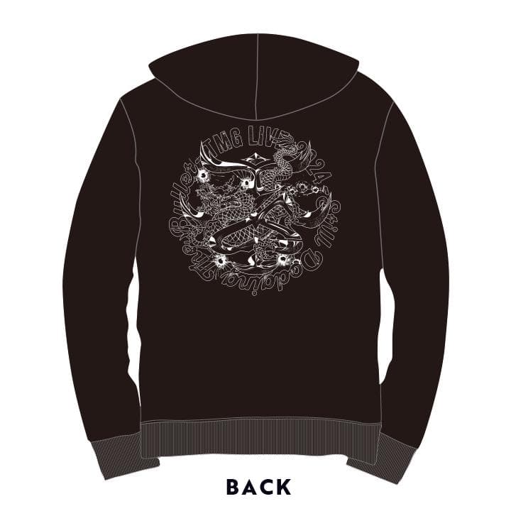 TMG LIVE 2024 松本孝弘 ジップアップパーカー 2XL