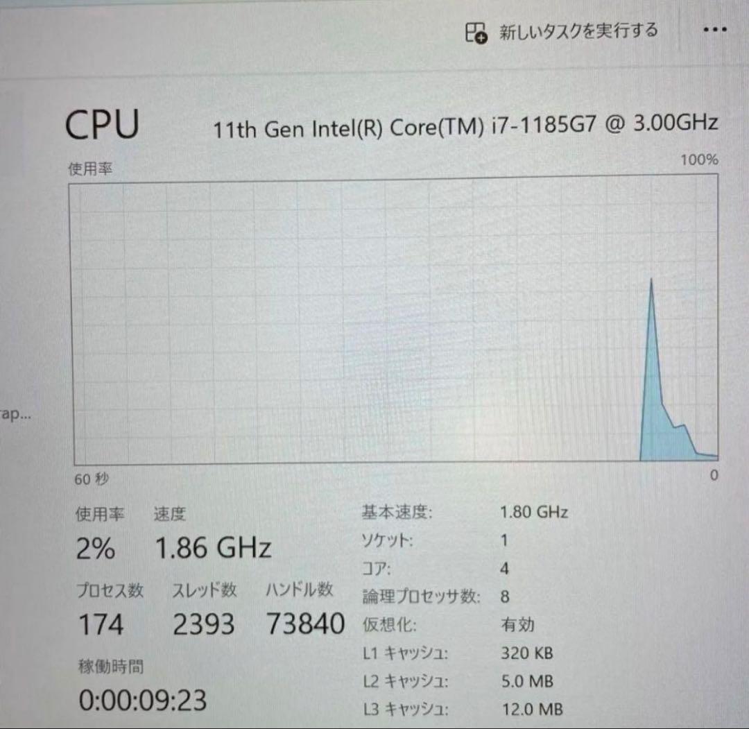 タッチパネル DELL Latitude 5320 i7 16GB 512GB