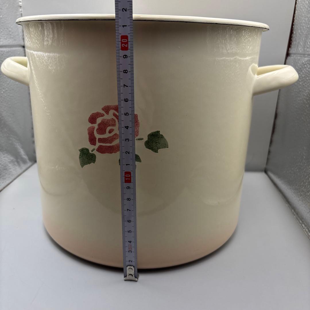 マニーローズ　琺瑯ストッカー　ライス　イマン　薔薇　ローズ　収納缶