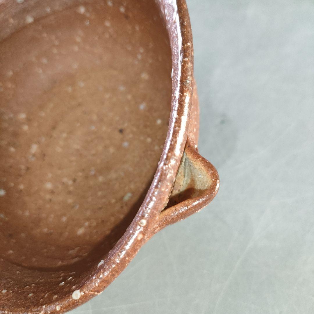 A1287-2/信楽焼/高橋楽斎/信楽変形片口向附5客/銘々皿/飾鉢/懐石道具/