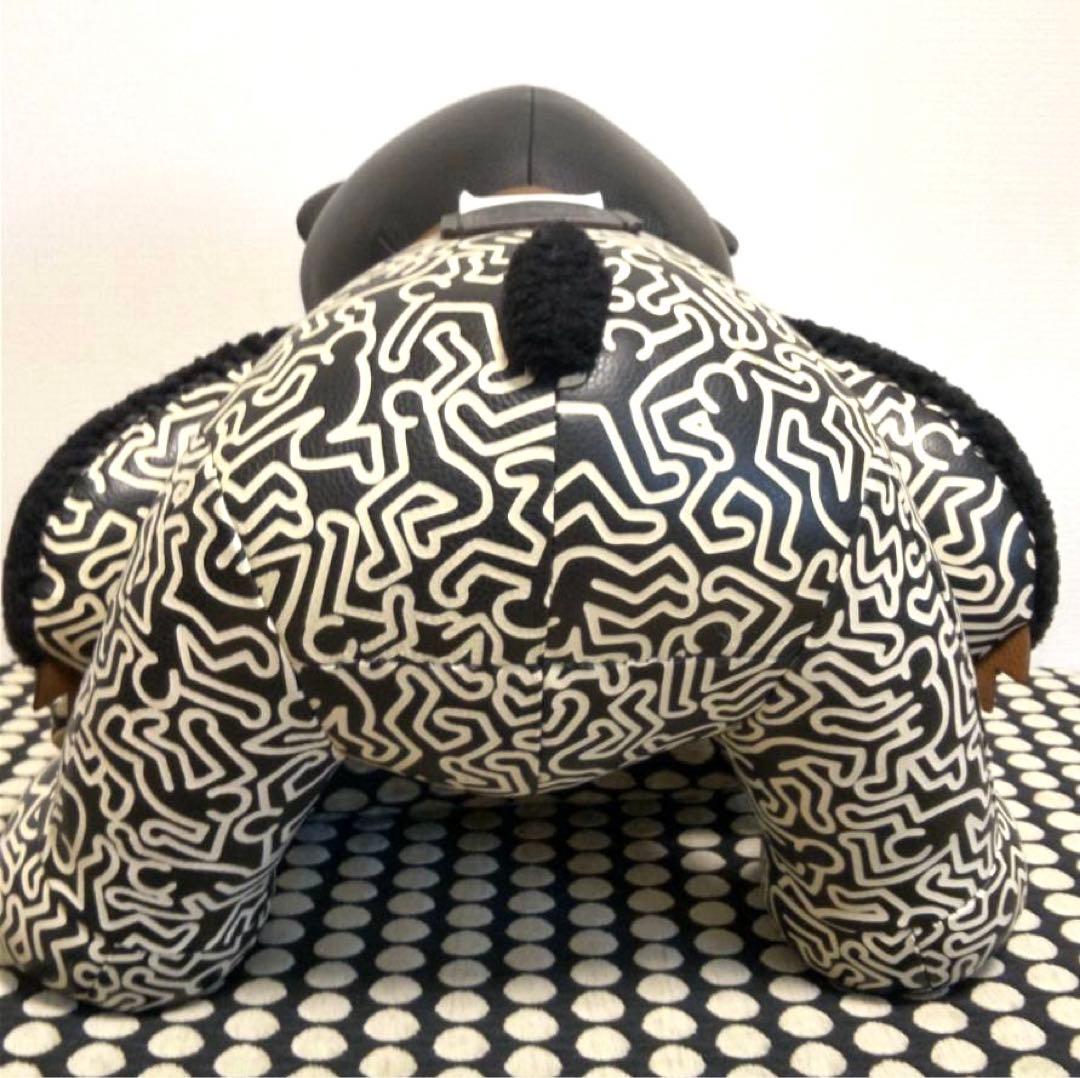 COACH × キースヘリング レザーテディベア