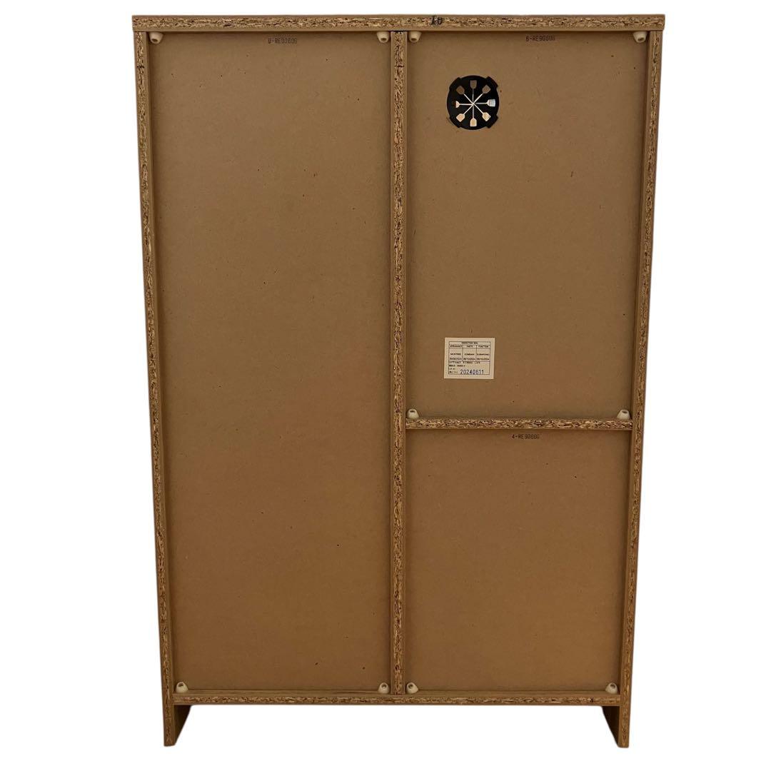 どんなお部屋とも相性のいいデザイン　ニトリ　レンジ台　ライトブラウン　幅60cm