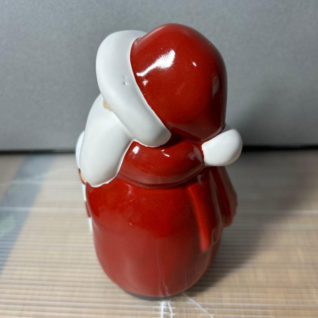 新品未使用　レオナルド　オブジェサンタクロース3体H12cm LEONARDO