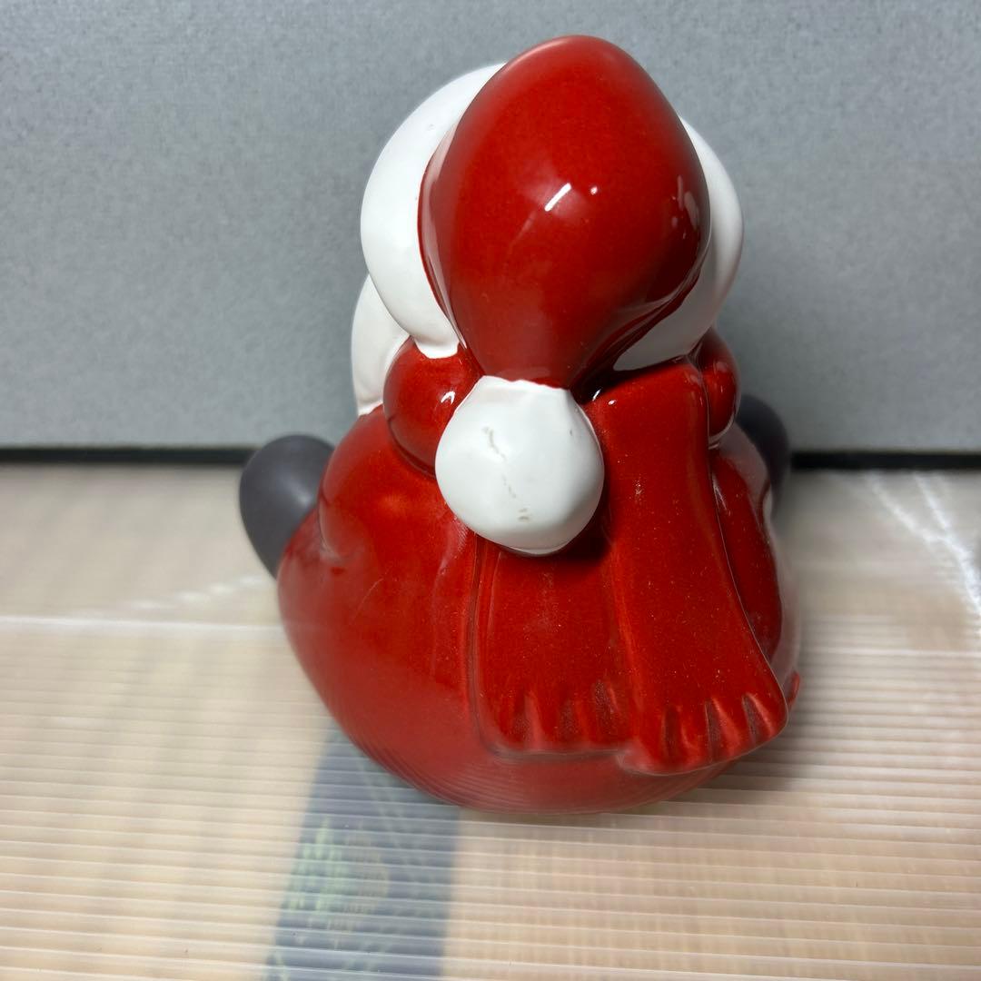 新品未使用　レオナルド　オブジェサンタクロース3体H12cm LEONARDO