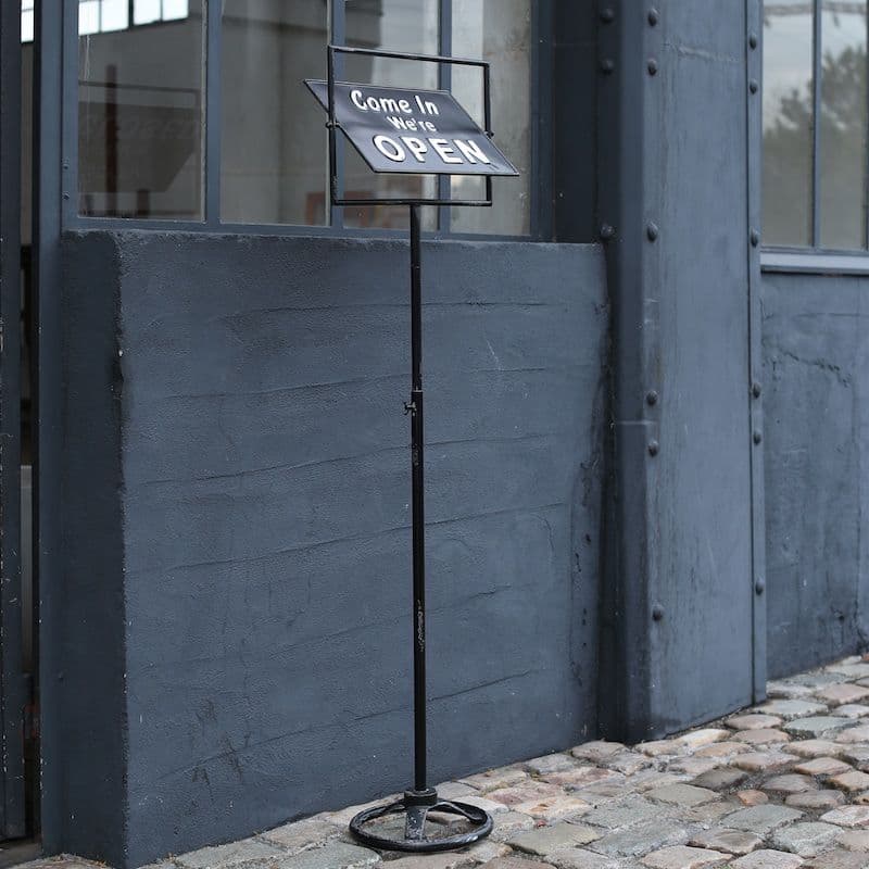 新品 スピナーサインスタンド BK ダルトン 回転看板 開店 インテリア