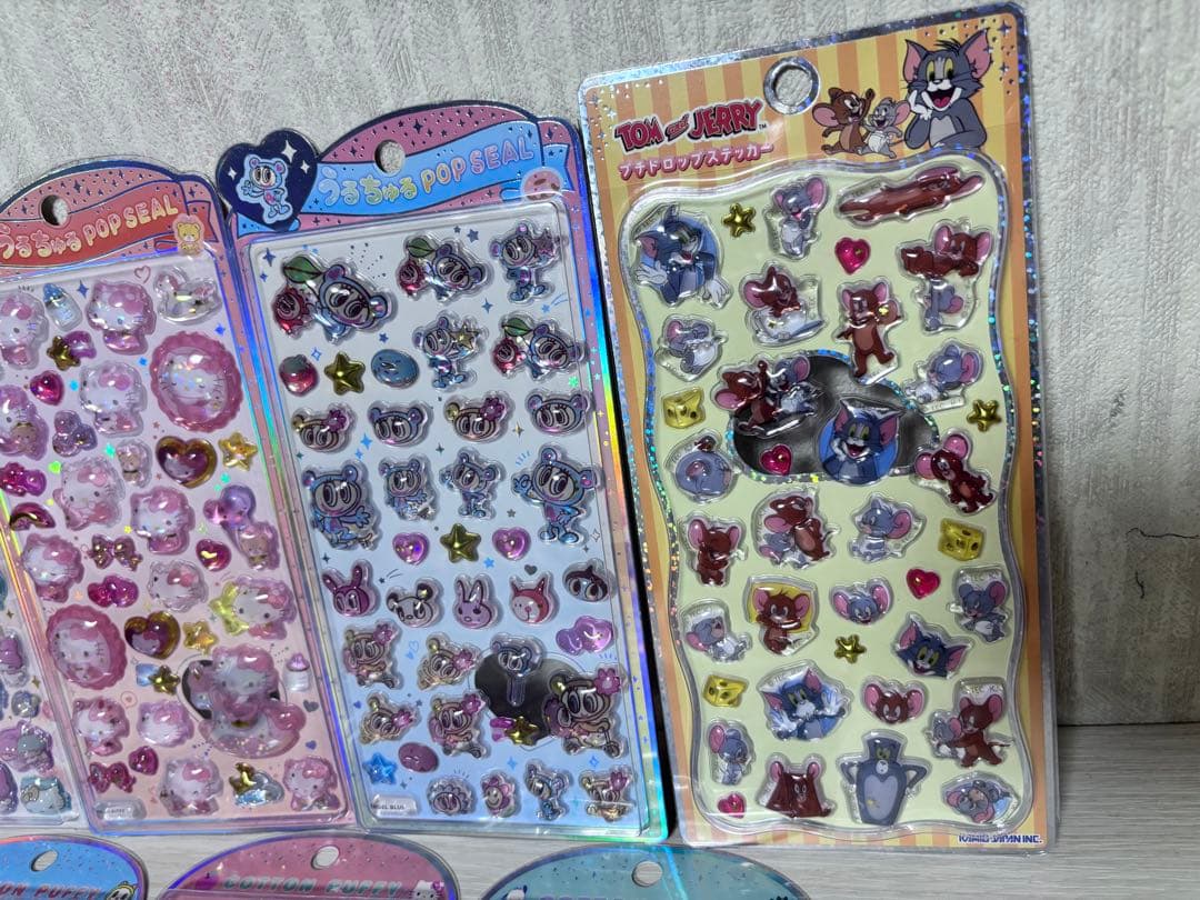 【国内正規品】うるちゅる コットンパフィー プチドロップ 計7枚セット