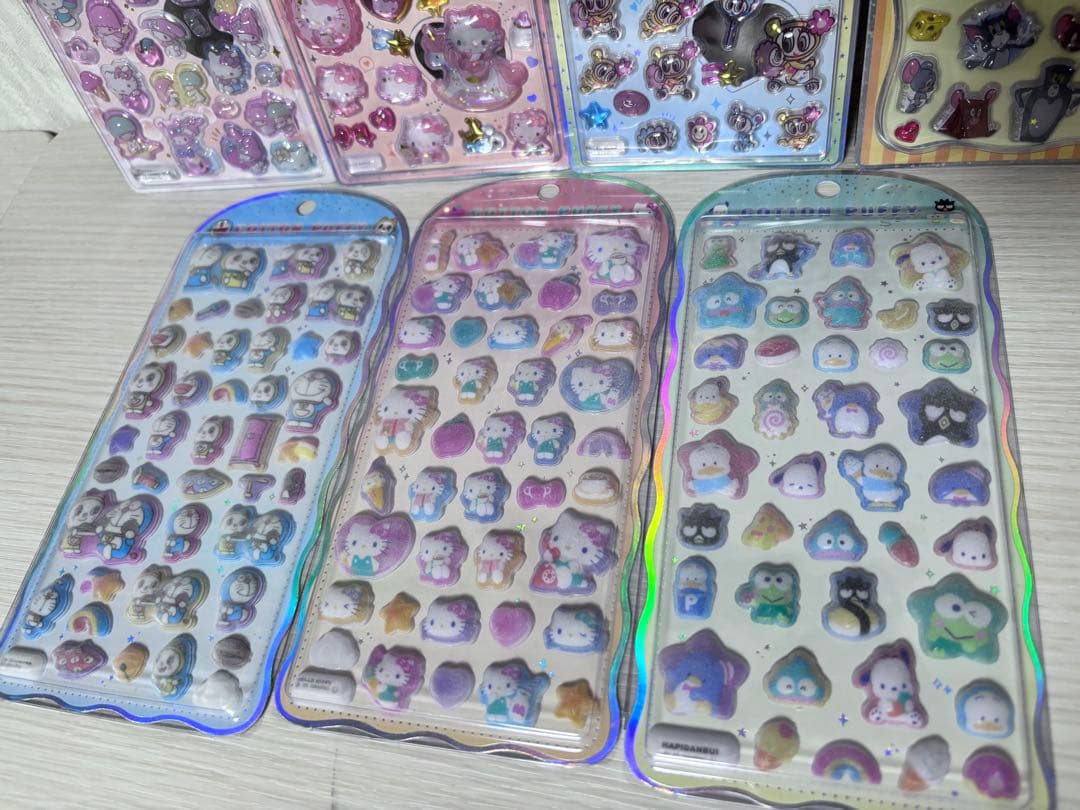 【国内正規品】うるちゅる コットンパフィー プチドロップ 計7枚セット