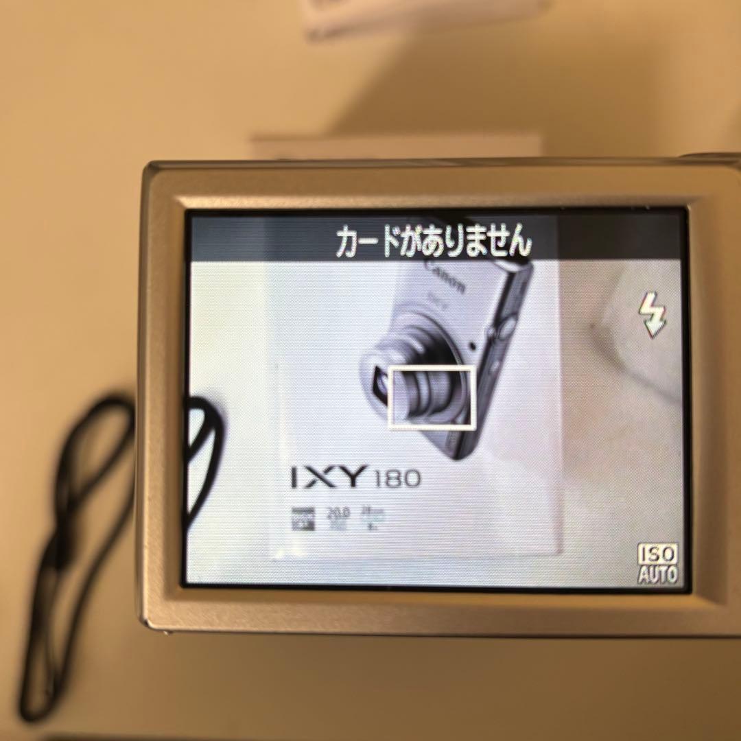 Canon IXY 180 シルバー デジカメ 箱 充電器 動作確認済