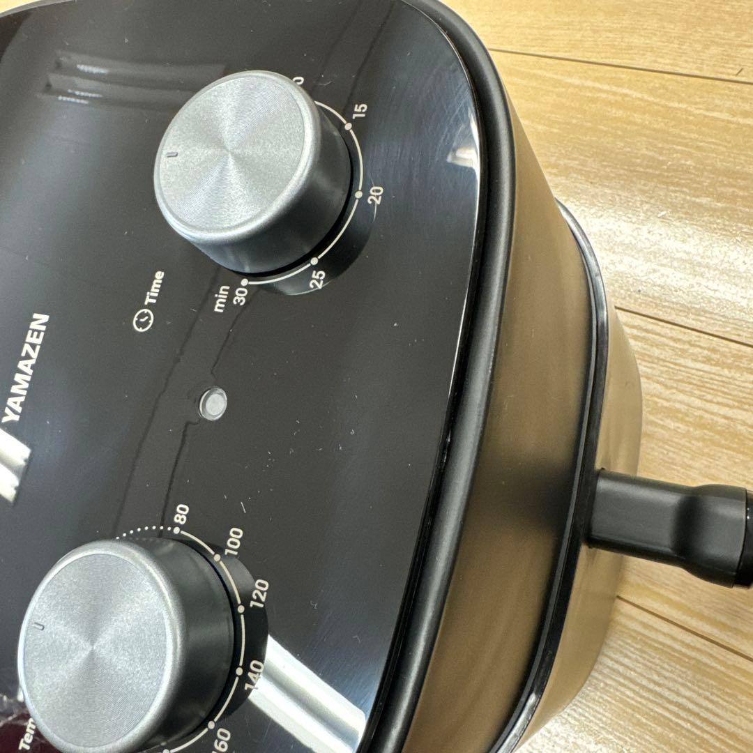 【13-15枚目要確認】山善 ノンフライヤー 4.5L 大容量 電気フライヤー