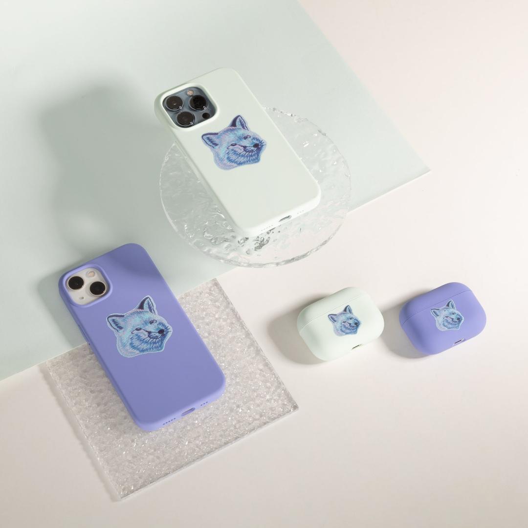 メゾンキツネ Cool-Tone iPhone13 Pro ケース (パープル)