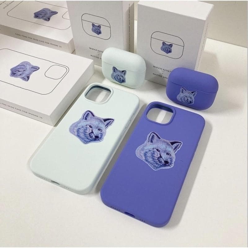 メゾンキツネ Cool-Tone iPhone13 Pro ケース (パープル)