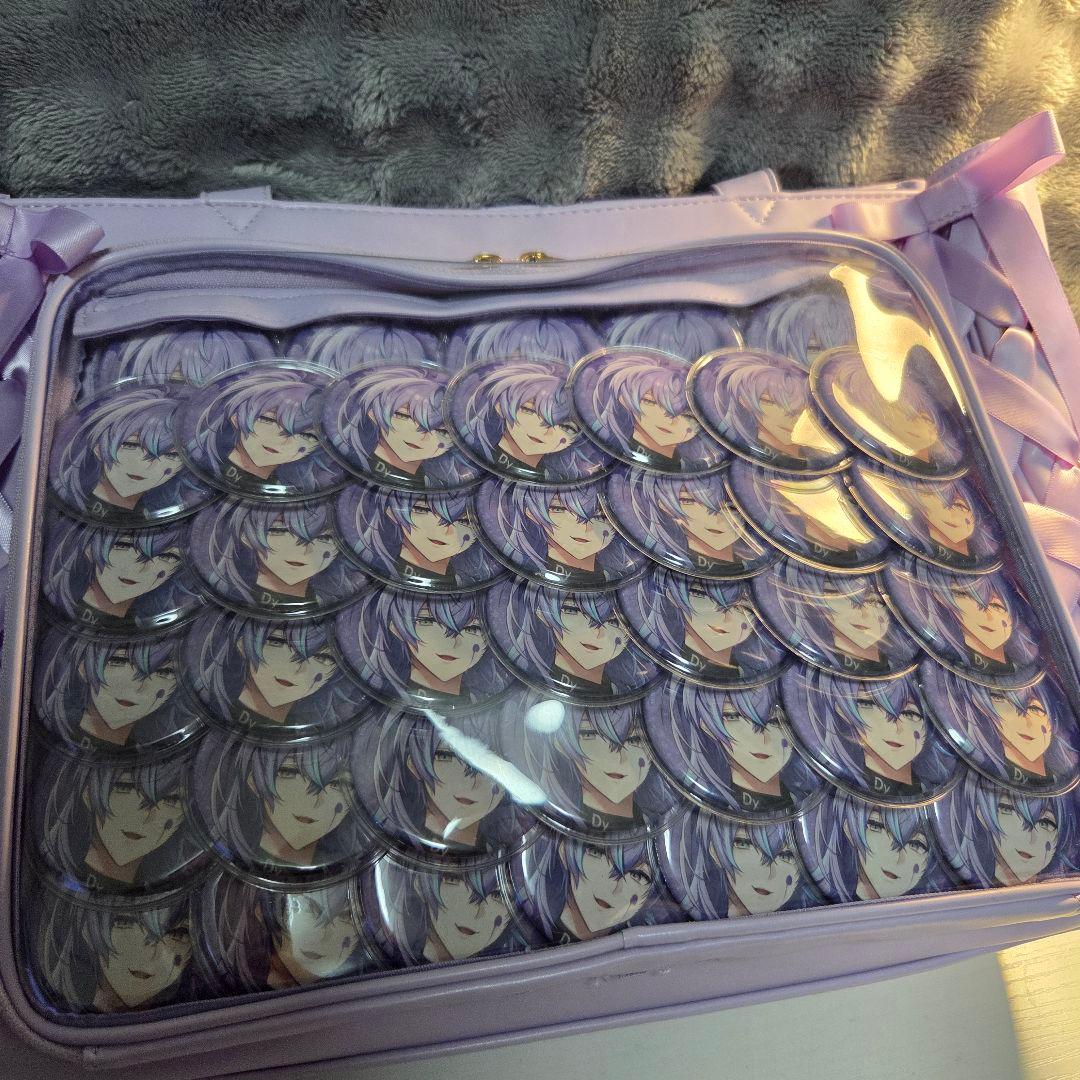 【にじさんじ】星導ショウ1周年缶バッジ痛バック 40枚