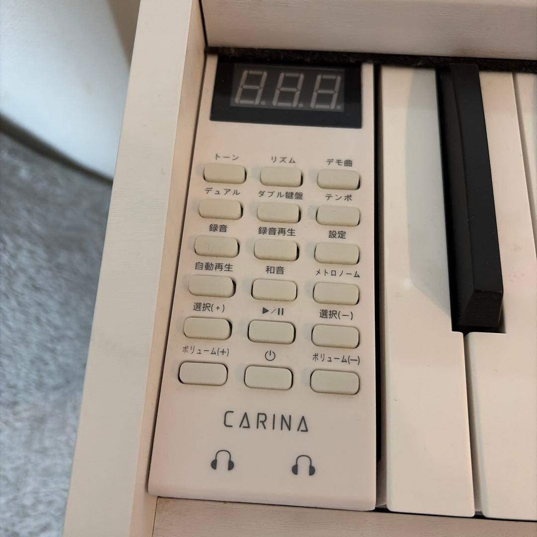 【美品・使用1年未満】CARINA 電子ピアノ 88鍵 スタンド 椅子 ペダル