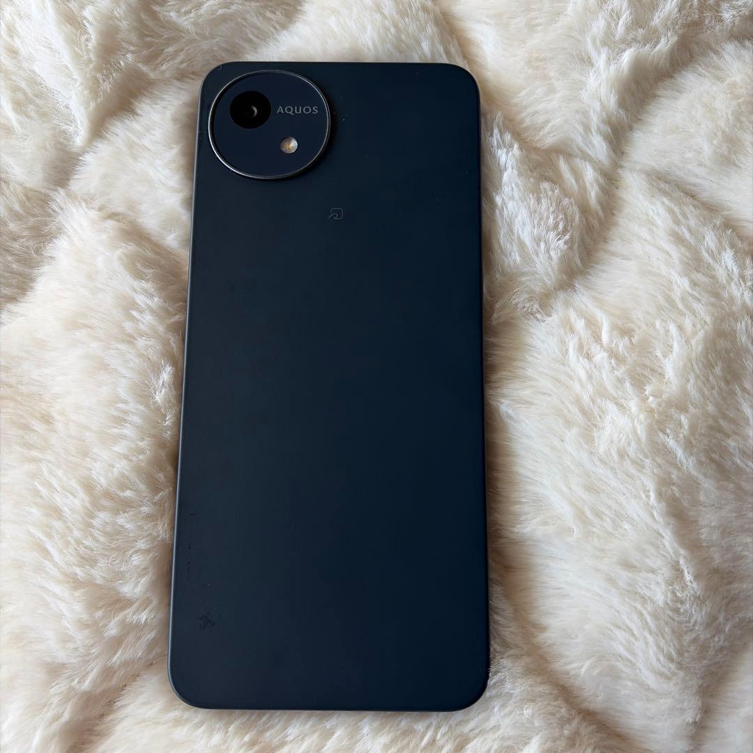 AQUOS スマートフォン 本体 ブラック
