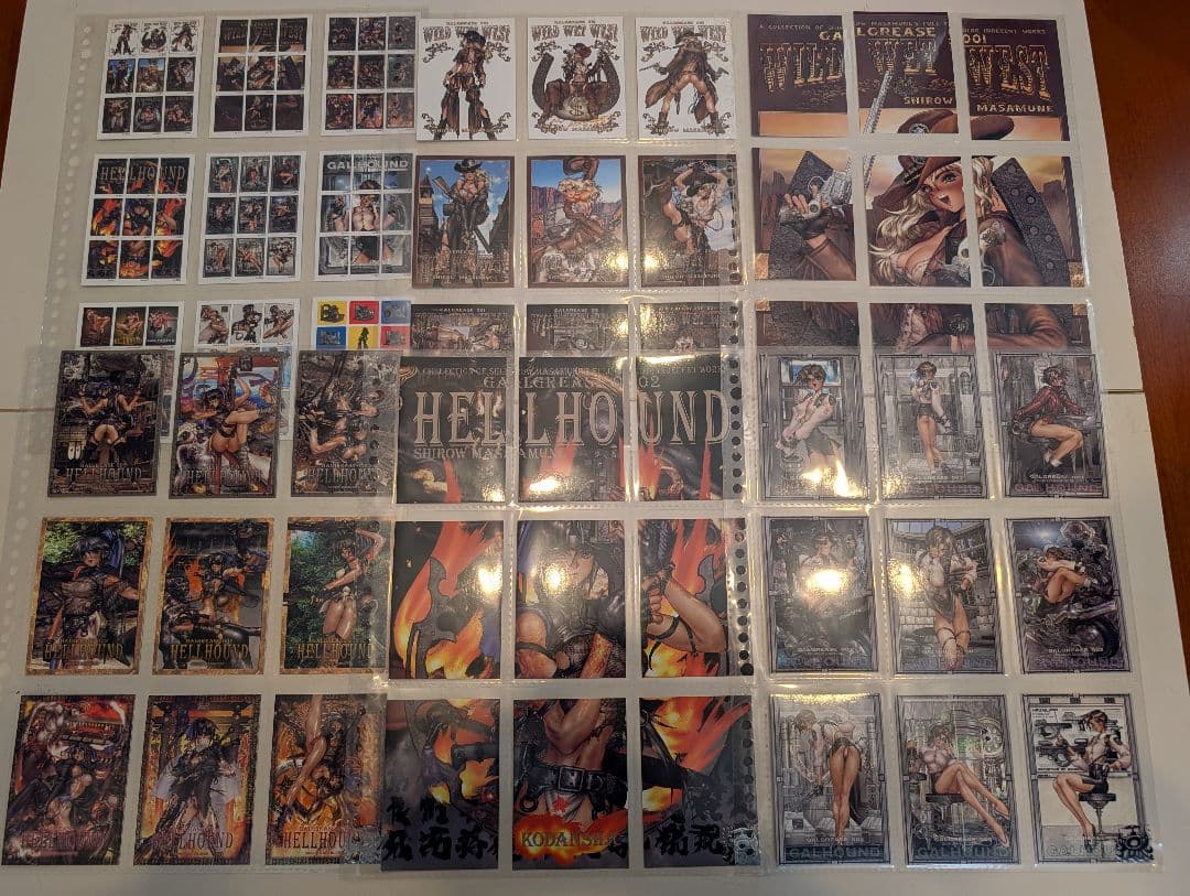 士郎正宗 GALGREASE ILLUSTRATION 専用バインダーセット