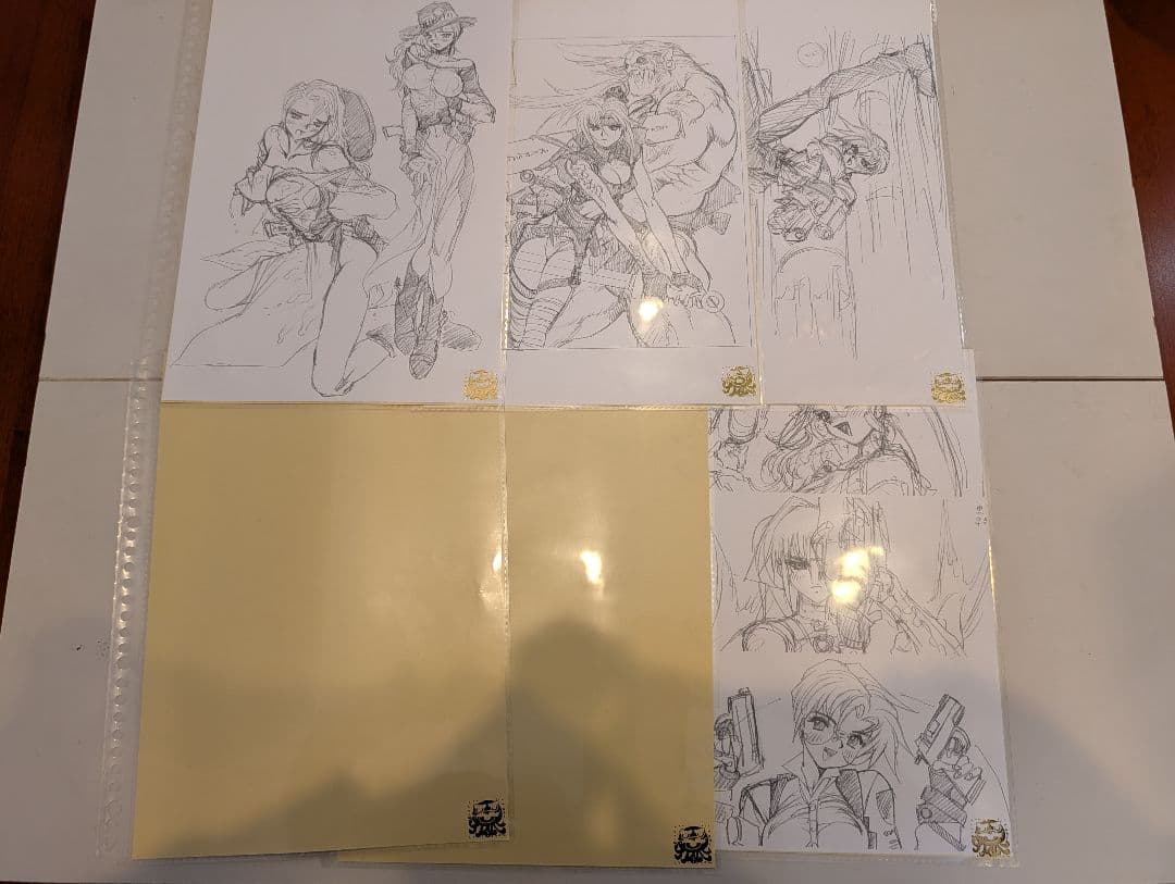 士郎正宗 GALGREASE ILLUSTRATION 専用バインダーセット