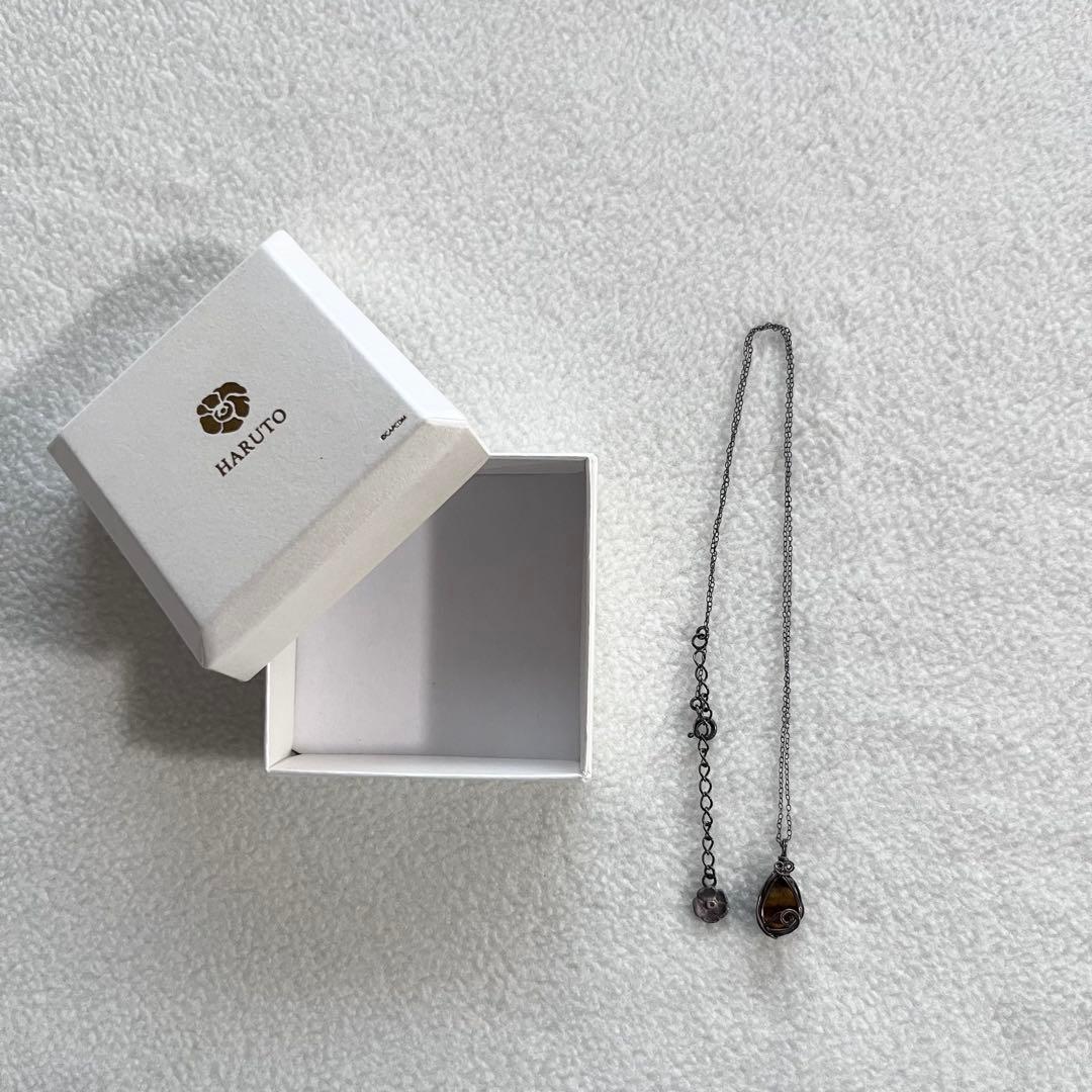 囚われのパルマ「ハルトからのプレゼント・鉱石のペンダント」タイガーアイ