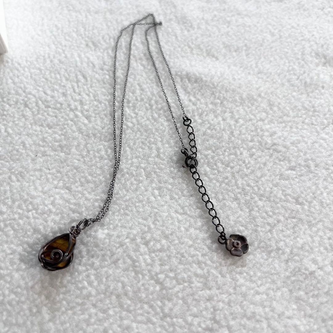 囚われのパルマ「ハルトからのプレゼント・鉱石のペンダント」タイガーアイ