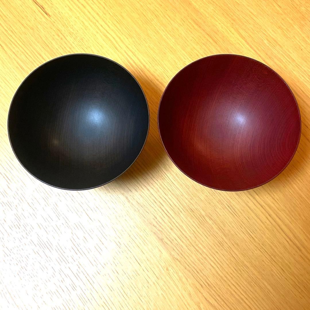 AEKA slim bowl（L）BLACK、RED 我戸幹男商店