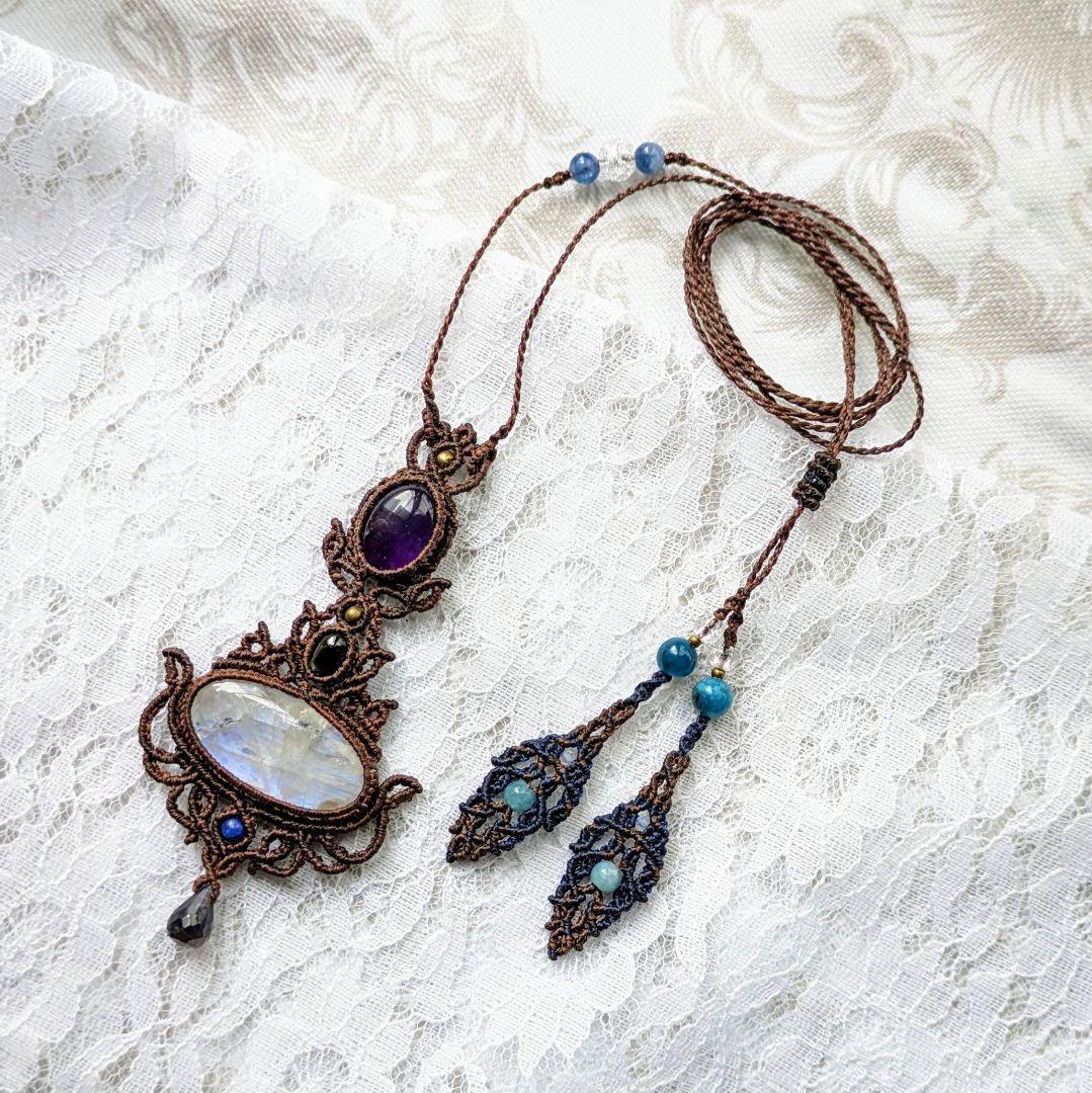 1250 マクラメハンドメイドネックレス