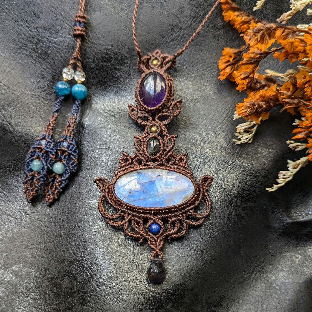 1250 マクラメハンドメイドネックレス