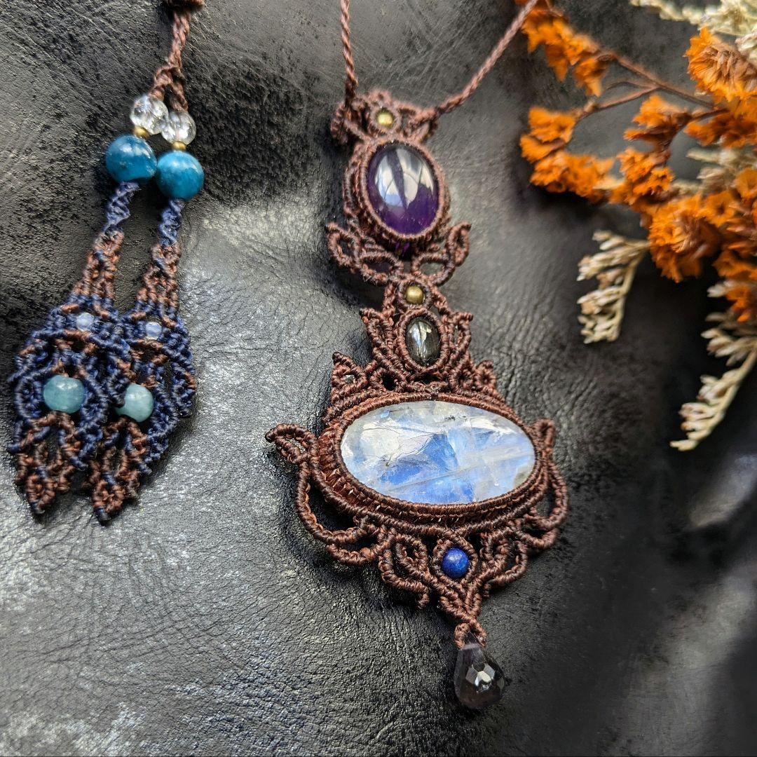 1250 マクラメハンドメイドネックレス