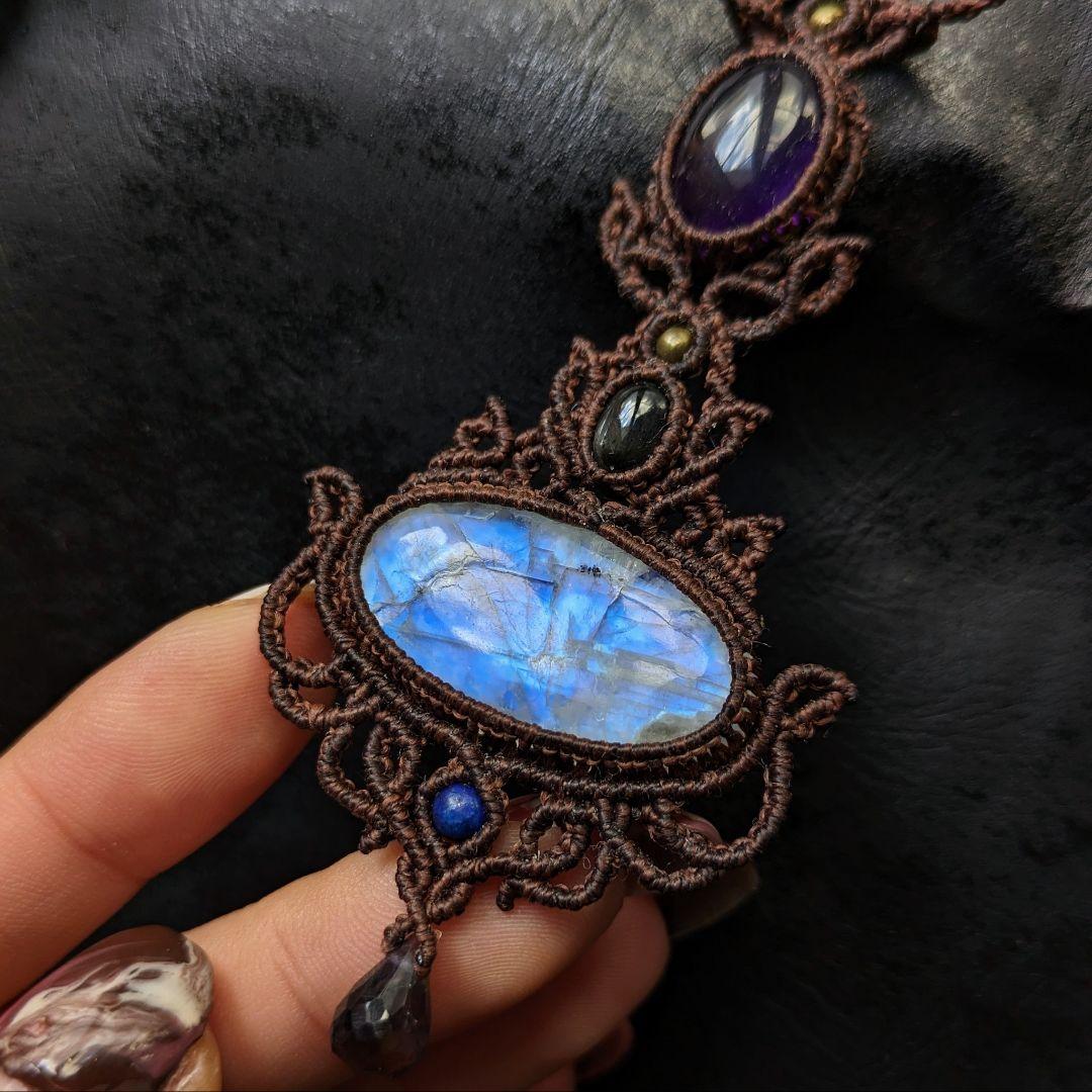 1250 マクラメハンドメイドネックレス