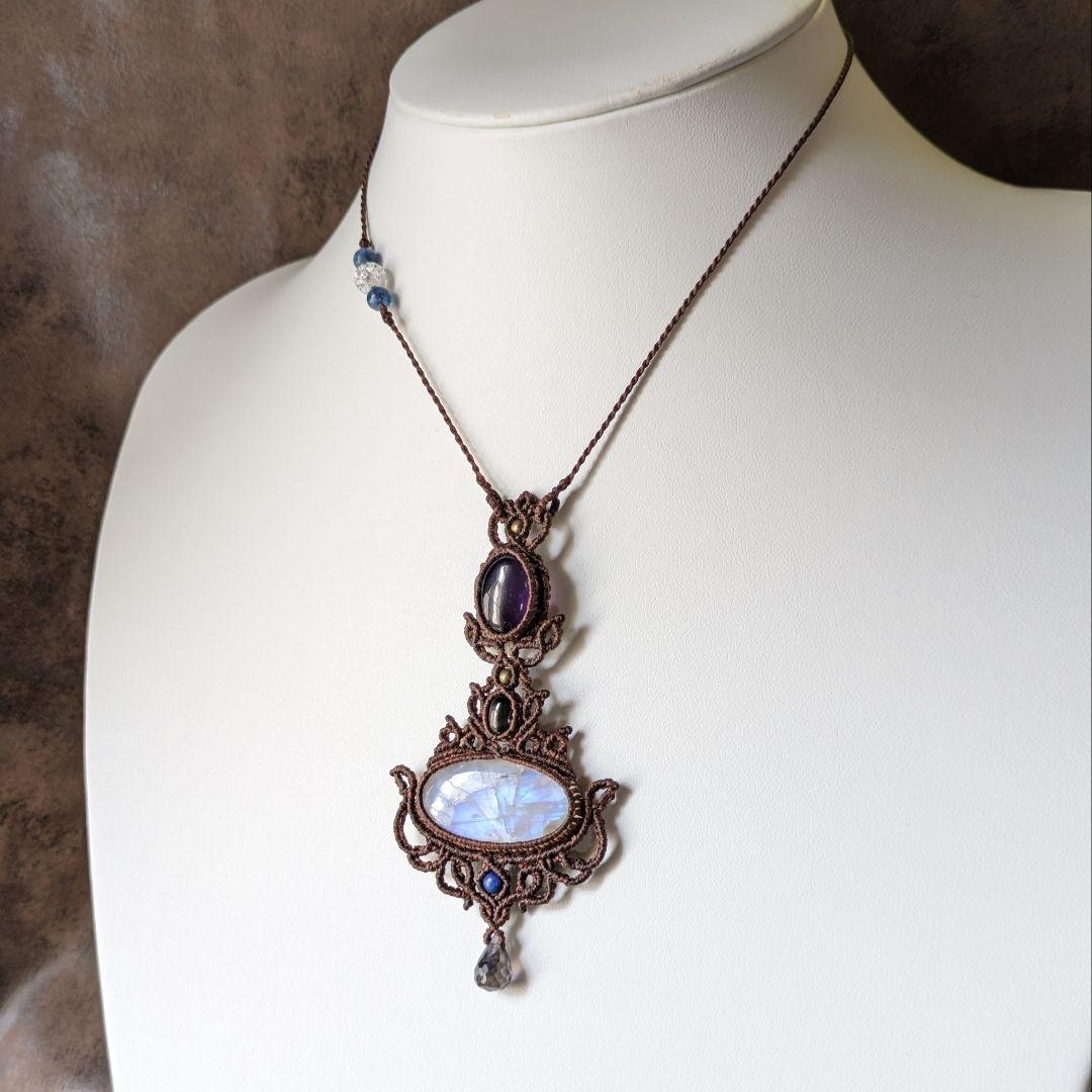 1250 マクラメハンドメイドネックレス