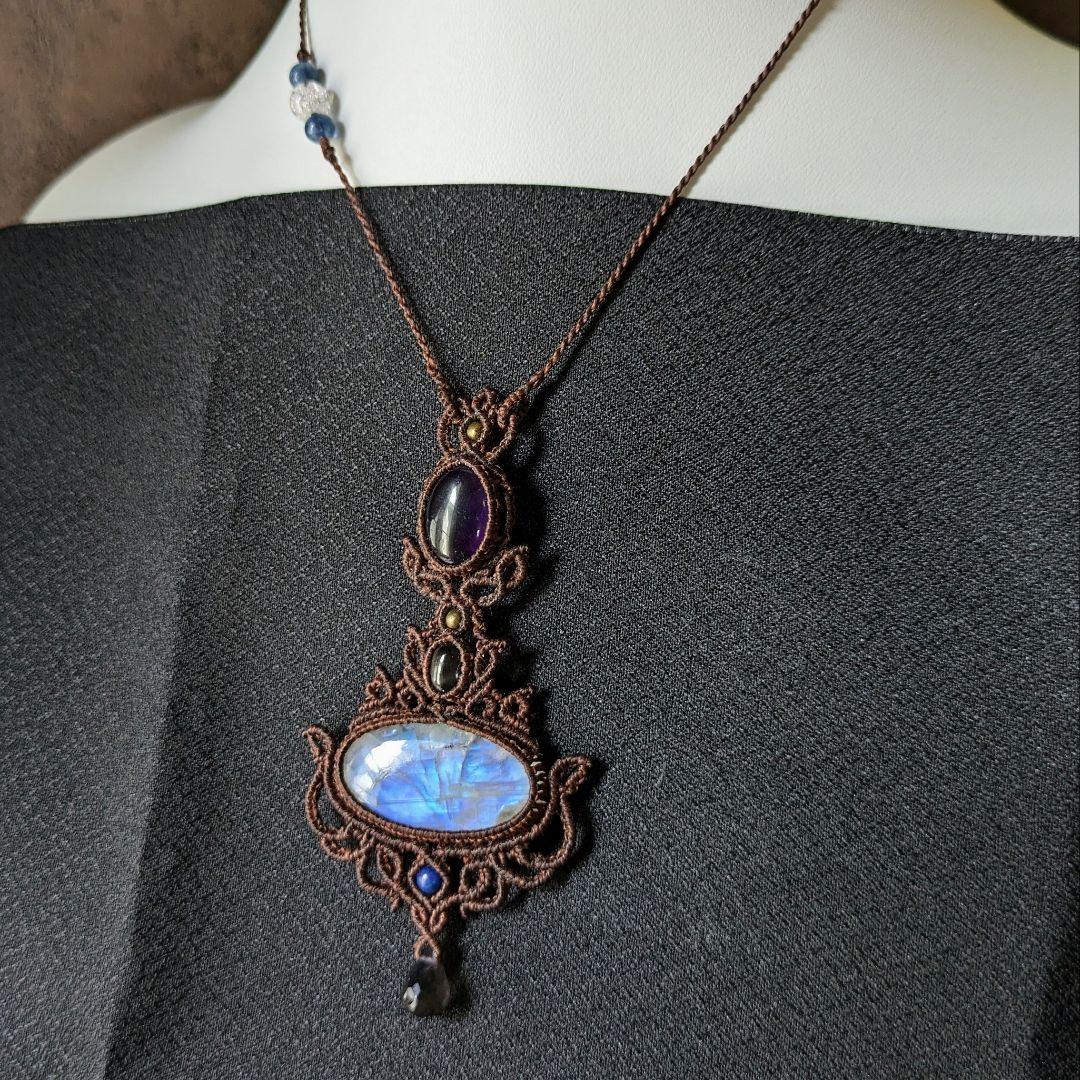 1250 マクラメハンドメイドネックレス