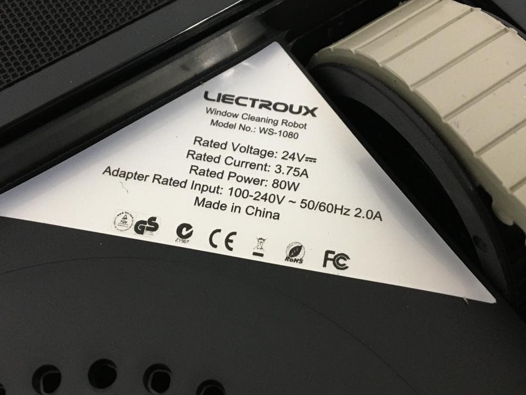 最先端AIクリーナー　Liectroux　窓拭きロボット　 WS-1080