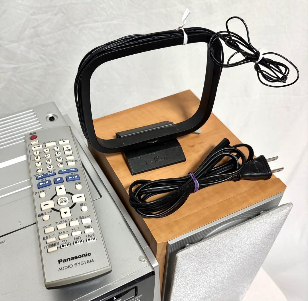 Panasonic 5CD/MD/SDコンポ SC-PM730SD 2006年製