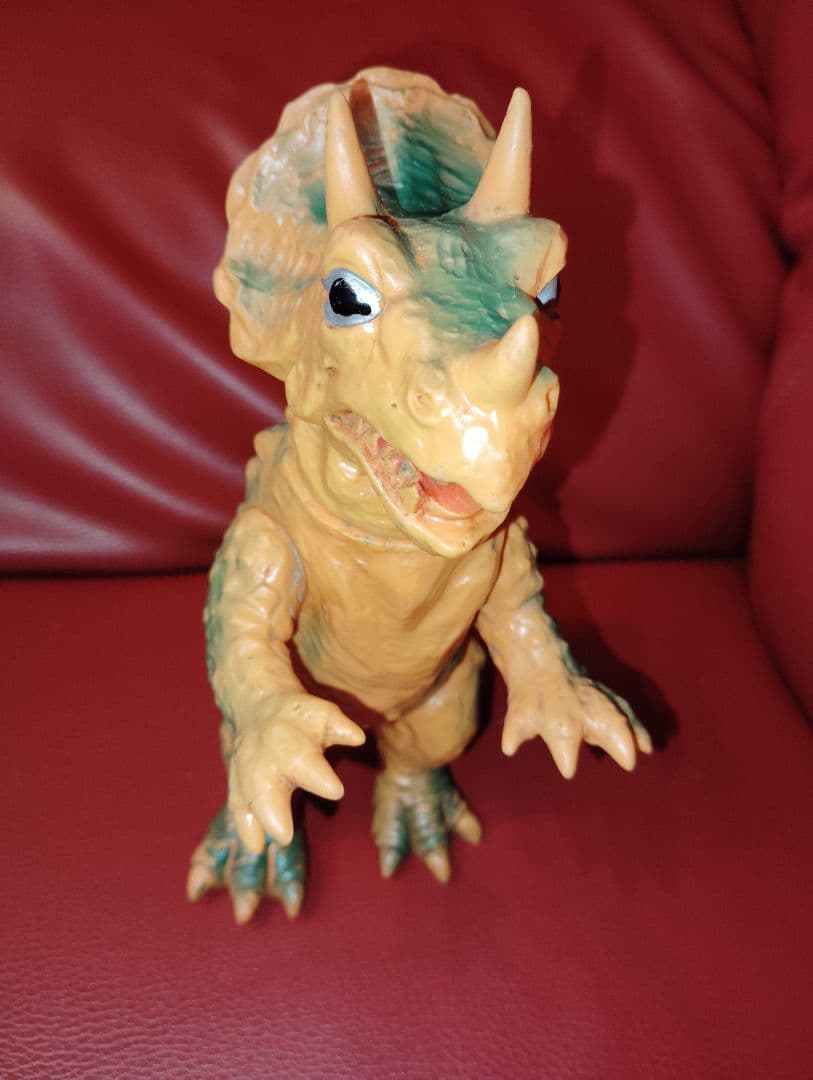 ま*さ様 激レア！ パチ怪獣　トリケラン 三浦トーイ 昭和レトロ 当時物 当時も