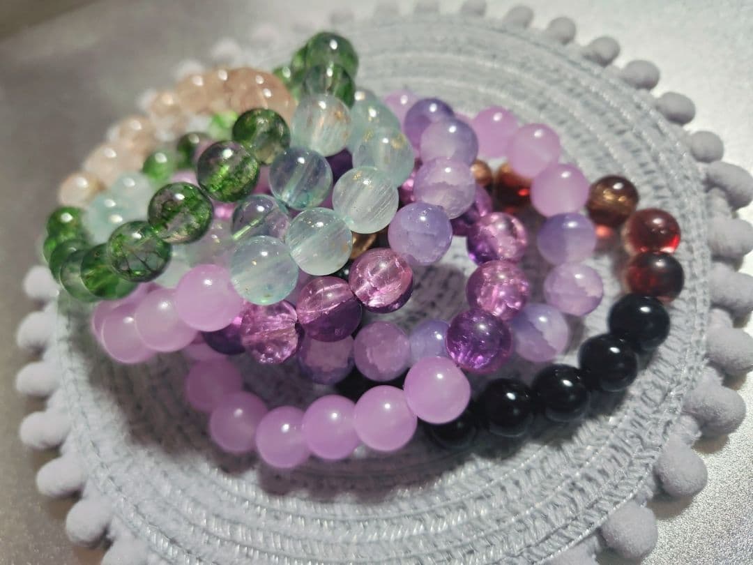 ビーズブレスレット【HANBUNKOシリーズ　壱】