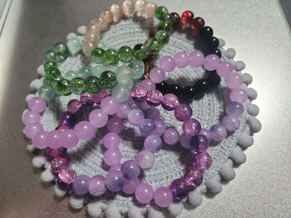 ビーズブレスレット【HANBUNKOシリーズ　壱】