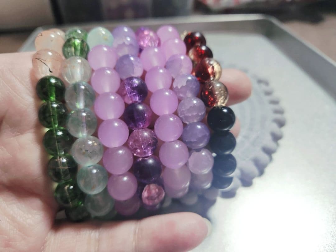 ビーズブレスレット【HANBUNKOシリーズ　壱】