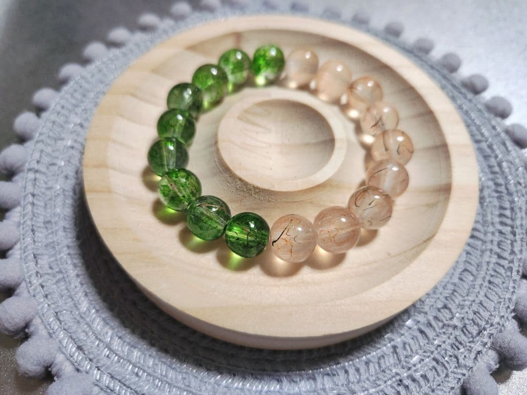 ビーズブレスレット【HANBUNKOシリーズ　壱】