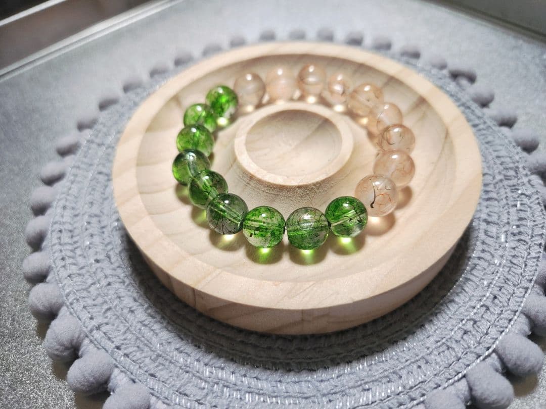 ビーズブレスレット【HANBUNKOシリーズ　壱】