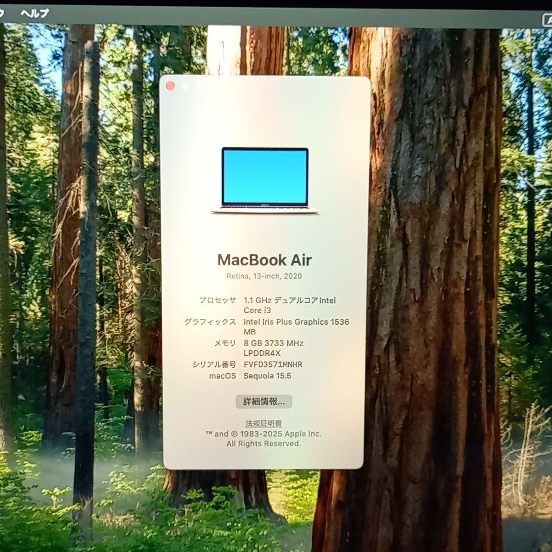 バッテリー良好 MacBook Air 2020 ゴールド 13inch 薄型