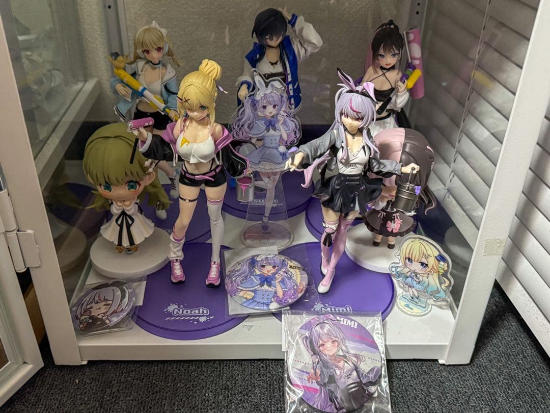 【バラ売り可】ぶいすぽ フィギュア、アクスタ、缶バッジセット