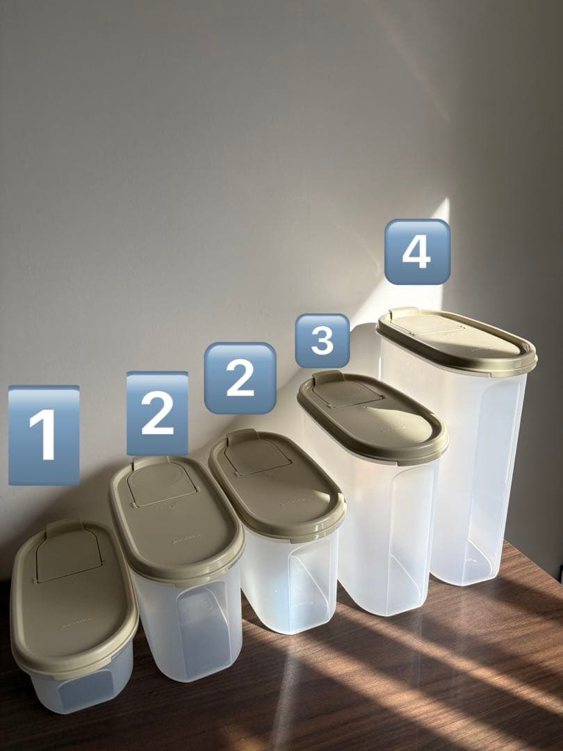 タッパーウェア MMだ円　小口シール