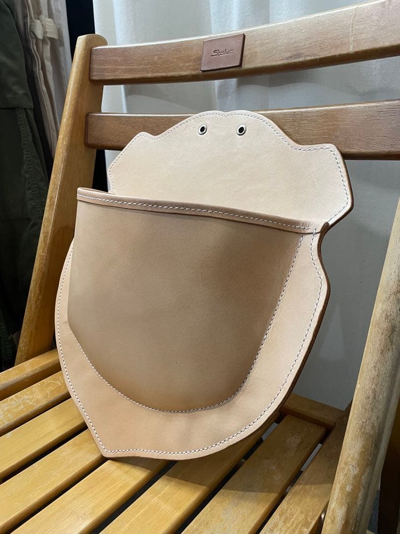 ハンドメイド　ヌメ革ウォールポケット　状差　姫路レザー　本革　牛革　プレゼント