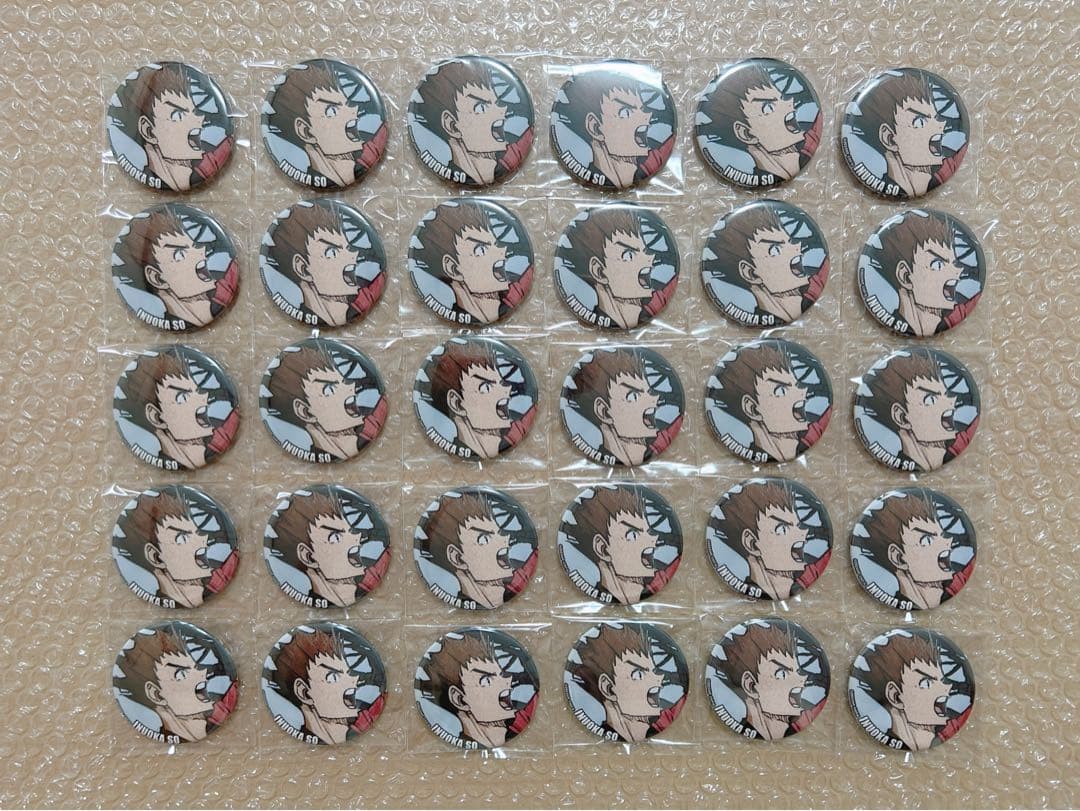 ハイキュー　ゴミ捨て場の決戦　キャラバッジコレクション　A 日向　犬岡　映画